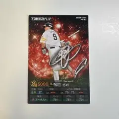 柳田悠岐　ノーマル　ソフトバンクホークスプロスピ版 プロ野球チップス　QR未使用