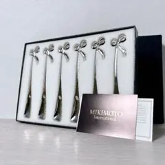 【新品未使用】MIKIMOTO ミキモト ピックフォーク 6本セット リボン