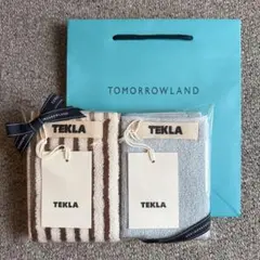 即購入可❣️大人気❣️TEKLAハンドタオル コディアックストライプス、スカイブルーのサムネイル