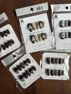 ネイルチップセット Yukiit & TJM NAIL ART F