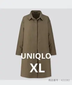 ユニクロ　オリーブ色 ロングコート