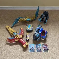 ウルトラマンデッカー テラフェイザー＆ライバッサー ソフビ 塗装 
