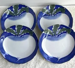 和食器 蕪柄 銘々皿 4枚セット 取り皿 陶器 まとめ売りのサムネイル