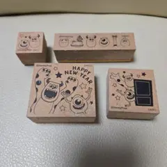 モンスターズ・インク　スタンプ　4つセット