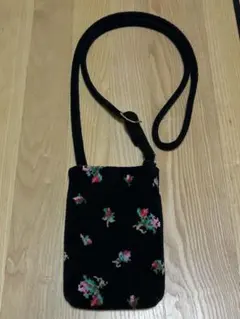 フェイラー　スマホショルダーバッグ 黒