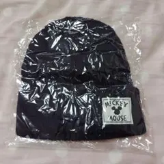 Mickey Mouse ニット帽 フリーサイズ 黒