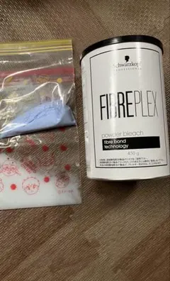 ファイバープレックス　パウダーブリーチとヘアカラー2剤のセットです。のサムネイル