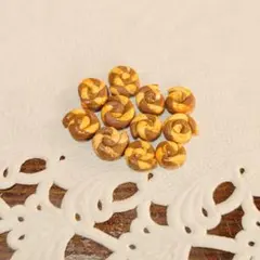 ミニチュア食品サンプル(フェイクフード)  渦巻きクッキー１０個セット