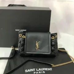 イヴ・サンローラン ミニ ノリータ  ラムスキン レディース ショルダーバッグ