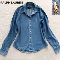 美品✨RALPH LAUREN ポロ ラルフローレン　 デニムシャツ ポニーロゴ