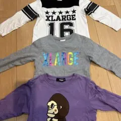 XLARGE 長袖カットソー 3点セット