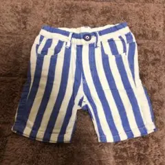 90サイズ　breeze ストライプハーフパンツ