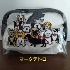 みーた様専用　マークテトロ　クリアポーチ　オールスターポーチ　可愛い　ワンちゃん