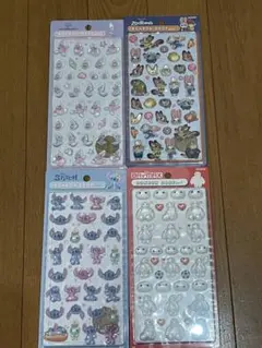 な*み様 ボンボンドロップシールディズニー４枚セット