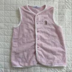 ファミリア ピンク ベビーベスト 60〜90cm スリーパー