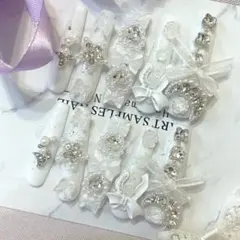 ネイルチップ　姫ギャル　白ギャル　地雷系　量産型　プリンセス　y2k サブカル