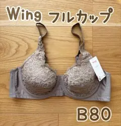 ワコール Wing フルカップブラジャー B80 ウイング BR