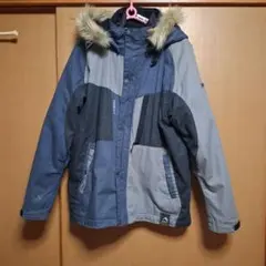 ワークマン　ファー付きジャケット ブラック　グレー　デニム　柄