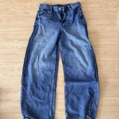 ユニクロ　 バギーカーブジーンズ　男女兼用 26 丈標準