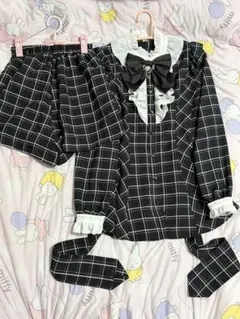 Secret Honey 風 アクセサリーリボンレースフリルセットアップ