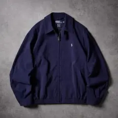 90s Ralph Lauren スイングトップ ドリズラージャケット ネイビー