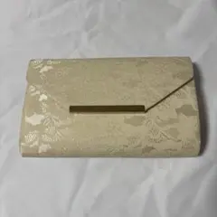 アイボリー レース クラッチバッグ