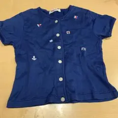 ファミリア　カーディガン　半袖　120