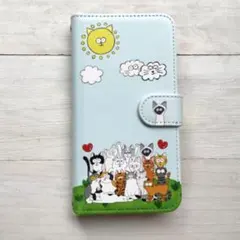 スマホケース　iPhone17 全機種対応　手帳型　ネコ　かわいい