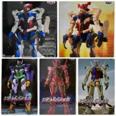 Gundam 限械突破 ジークアクス ジフレド 赤いガンダム 白いガンダム 5種