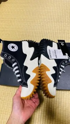 コンバース ランスターモーション ハイ ブラック　26.5cm