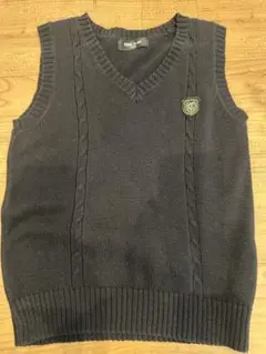 COMME CA ISM Vネックベスト 120cm ブラック