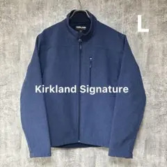 ✅【Kirkland Signature】ソフトシェルジャケットLネイビー系のサムネイル