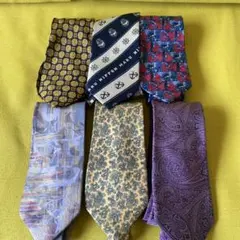 ブランドネクタイ6本セット ピエールカルダン他