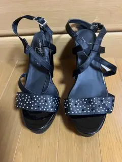 ♡キラキラ黒ヒール♡