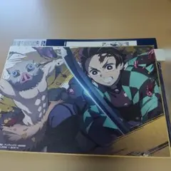 鬼滅の刃 炭治郎 伊之助 色紙＆猗窩座 アクリルスタンド