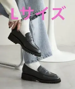 DISCOAT 【軽量/疲れにくい】コインローファー ブラックのサムネイル