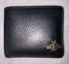 極美品✨グッチ 長財布 アニマリエ タイガー スタッズ レザー ブラック GUCCI グッチ アニマリエ タイガー 長財布 レザー メンズ 中古
