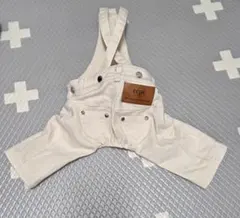répé サロペットパンツ　 ホワイト　Mサイズ