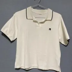 ホワイト ポロシャツ