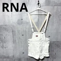 RNA アールエヌエー レディース ショートサロペット M ホワイトのサムネイル