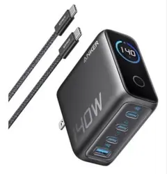 Anker Charger (140W, 4 Ports)ダークグレー