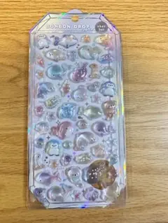 ボンボンドロップシール　らめーるボンボン 海の生き物 イルカ クジラ シール