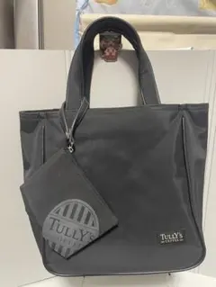 タリーズコーヒー　ポーチ付トートバッグ