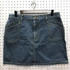 Y2K 平成ギャル 古着 ダブルポケットディテール デニムミニスカート
