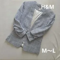 H&M ノーカラージャケット アウター