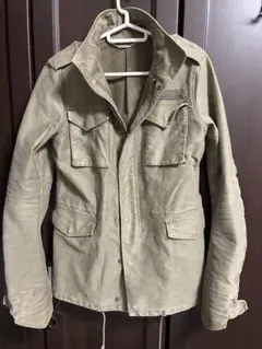 AKMミリタリージャケットカーキ