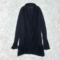 Reflect 長袖カーディガン M カシミヤ 絹 シルク ワールド 前開きのサムネイル