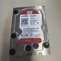 WD Red 4TB HDD 3.5インチWD40EFRX 正常 使用時間0時間 - メルカリ