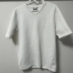 TETE HOMME テットオム　ホワイト Vネック Tシャツのサムネイル