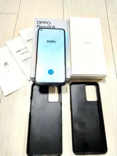 【美品】OPPO reno9 A 箱&ケース2つ付き